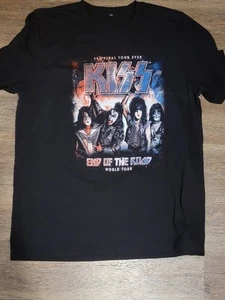 New Black Kiss T-Shirt XL 2020 The Final Tour Ever End of the Road World Tour - Picture 1 of 6