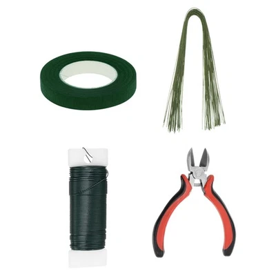 30 Yards Floral Tape and Wire Cutter with Floral Stem Wire and Floral Wire - image 1 of 4