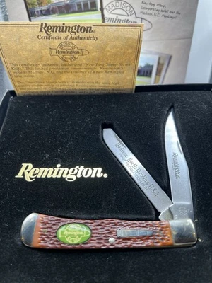 Navaja de Bolsillo Remington Bullet De Colección Primera Producción Ejecución Madison NC con Caja Foto 1 de 4