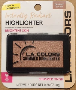L.A. Colors Glow Time Instantly Radiant Highlighter CBPP257 4 ct. shimmer finish - Picture 1 of 2