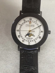 Raymond Weil Geneve 5407 Moon Phase Calander Watch - Picture 1 of 11