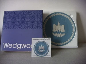 Wedgwood Jasperware - Christmas 1978 Plate (Horse Guards) (Boxed) - Picture 1 of 1