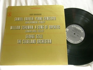 BARBER Piano Concerto SCHUMAN Song of Orpheus John Browning Leonard Rose LP - Bild 1 von 1