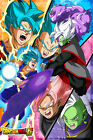 Dragon Ball Super Poster Goku Black SuperSJ Rose 12inx18in Free