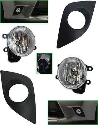 REPLACEMENT FOG LIGHT LAMPS KIT FOR FITS 2014 15 16 TOYOTA COROLLA L LE LE ECO - Image 1 of 4