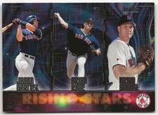 1998 Pacific Omega Rising Stars Jason Varitek Brian Rose Brian Shouse #13
