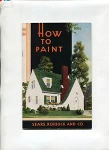 Century of Progress 1933 Worlds Fair Chicago SEARS ROEBUCK How to Paint booklet - Picture 1 of 1