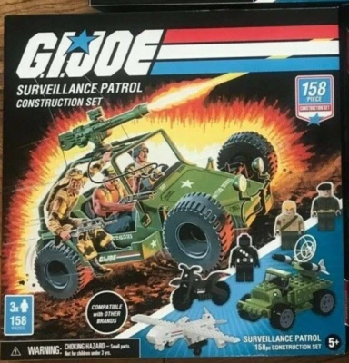 NEW GI Joe Surveillance Patrol Construction Building Blocks Set - 158pcs - Image 1 of 2