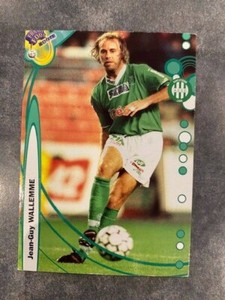 JEAN-GUY WALLEMME No. 200 - TEAM SAINT-ÉTIENNE - CARD FRANCE FOOTBALL 2000