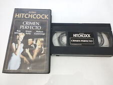 Crimen perfecto Alfred Hitchcock Grace KELLY Milland - VHS Tape Spanish