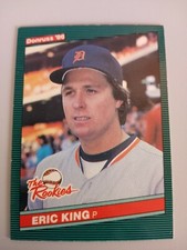 1986 Donruss The Rookies Eric King Detroit Tigers #27 vg