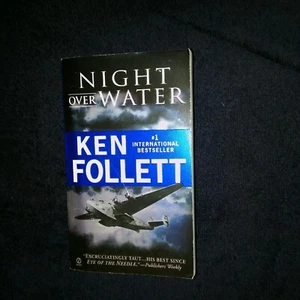 Night Over Water Ken Follett PB Excruciatingly Taut Violence Intrigue and Terror - Picture 1 of 2