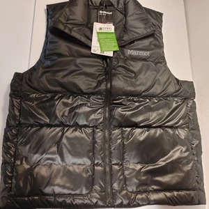 MARMOT Womens Guides Down Vest Small Black 700-fill Down Size SMALL - Picture 1 of 8