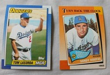 1990 Topps Los Angeles Dodgers Baseball Card Pick one