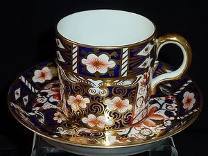 Royal Crown Derby Traditional Imari Demitasse Cup and Saucer - Picture 1 of 6