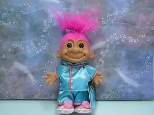 AROUND THE WORLD CHINA - 5" Russ Troll - NUOVO IN CONFEZIONE ORIGINALE - Capelli Rosa - Foto 1 di 6