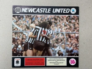 1985/86 Newcastle United V Manchester United 16-04-1986 división 1 - Imagen 1 de 1