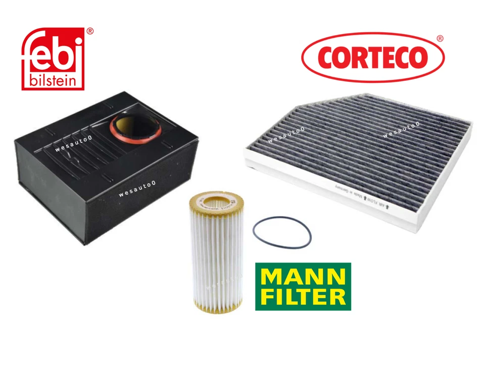 Air Filter Oil Filter Cabin Filter Kit 3pcs OES for Porsche Macan Base 17-24 - Image 1 of 1