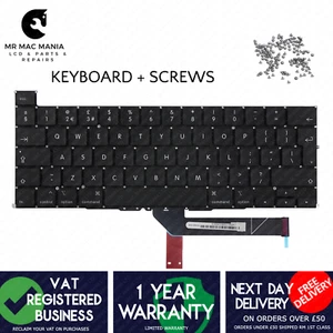 MacBook Pro A2141 Keyboard 16" 2019 UK Layout Laptop With Screws - Afbeelding 1 van 7