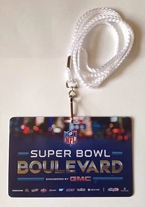 SUPER BOWL XLVIII 48 INSIGNIA BOLETO TALÓN TARJETA NUEVA YORK JERSEY SEATTLE DENVER GMC! - Imagen 1 de 6