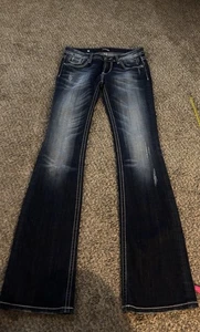Be Rocks For Express Women's Blue Bootcut Jeans Sz 2long NWOT - Picture 1 of 7