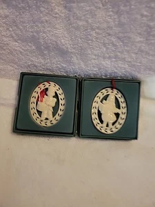 Lenox Drummer Boy And Caroler Ornaments - Picture 1 of 4