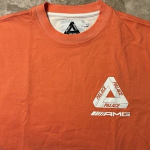 Palace x Mercedes AMG Shirt Mens Small Orange Purple London 2.0 Skate Cars SS21 - Picture 1 of 13