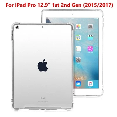 For Apple iPad Pro 12.9" 1st 2nd Generation(2015/2017) TPU Case Clear Back Cover - Image 1 of 4