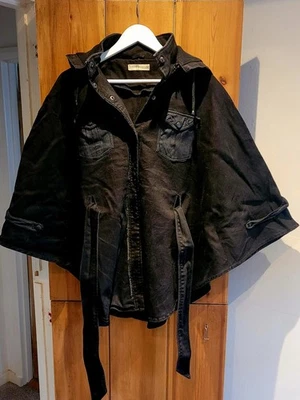 Label Lab Black Womens Coat/Cape - Image 1 of 3