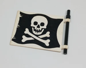 LEGO Pirates : Drapeau 2 x 2 - Réf 2525p01 - Set 6286 6285 6279 6273 6270 6268 - Imagen 1 de 2