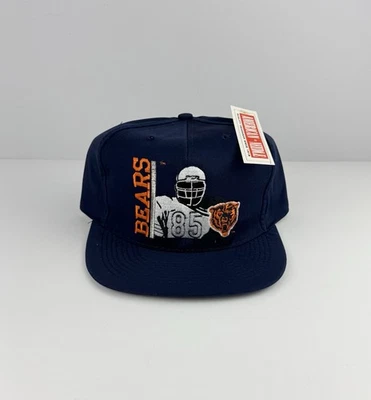 NUEVO/Antiguo Stock De Colección Años 90 Chicago Bears Snapback Sombrero Aguja Americana Raro Nuevo Con Etiquetas Foto 1 de 4