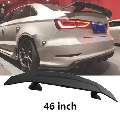 46"Rear Car Trunk Spoiler Lip Racing Style Wing For AUDI A3 A4 A5 A6 S3 S4 Foto 1 de 4