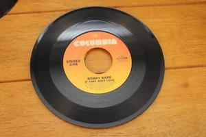 BOBBY BARE "IF THAT AIN'T LOVE / WILLIE JONES" 45 RPM 7" VINYL RECORD [A3-244] - Picture 1 of 4