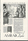1930 AMRAD Radio Publicité, Armoire Radios, Crosley, Tapis de tapisserie