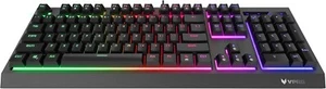 Rapoo V52S Gaming Backlit Membrane Keyboard Black QWERTY Starter Gaming Keyboard - Picture 1 of 9