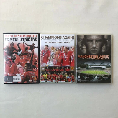 Manchester United DVD Champions EPL Giggs Beckham Ronaldo Keane Cantona Scholes - image 1 of 4
