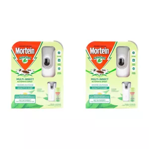 2x Mortein Naturgard Multi-Insect Automatic Spray/Diffuser Eucalyptus 152g - Picture 1 of 5