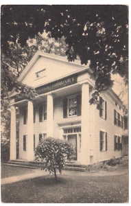 Bethel Free Public Library ~ Bethel Connecticut Vintage CT Postkarte - Bild 1 von 2