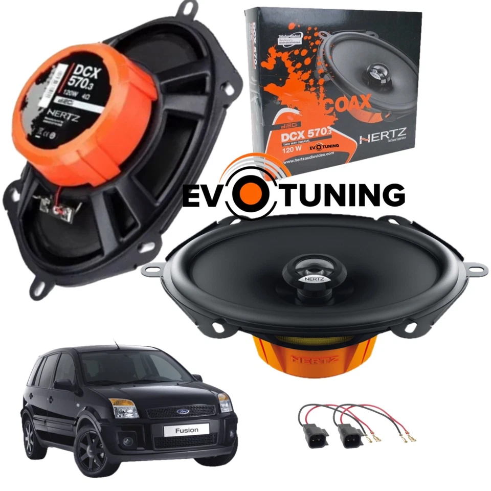 Casse Altoparlanti Ovali Hertz Dcx 570.3 Anteriori o Posteriori per Ford Fusion - Immagine 1 di 4