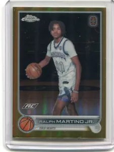 2022-23 Topps Chrome OTE RALPH MARTINO JR RC ROOKIE #51 GOLD REFRACTOR 19/50 - Picture 1 of 2