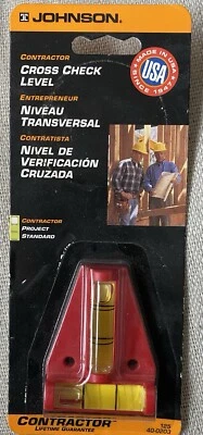 JOHNSON LEVEL 125 Cross Check Level 6C225 - Image 1 of 2