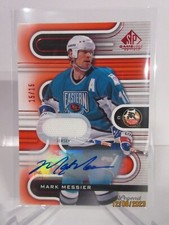 2022-23 SP GAME USED LEGEND RED G/U JERSEY AUTO MARK MESSIER #15/15 SSP