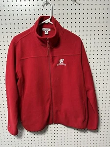Damen Antigua Wisconsin Badgers Sweatshirt/Jacke mit durchgehendem Reißverschluss - Größe Large - Bild 1 von 2