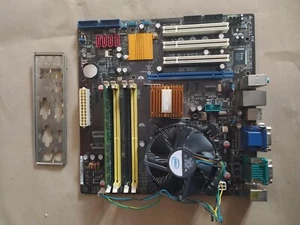 ASUS P5G41-M SI Motherboard + 1 GB RAM + Cooling + I/O Shield - Zdjęcie 1 z 2