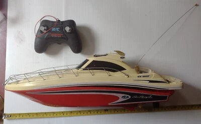 Nuevo Bright Sea Ray Control Remoto R/C Lancha Rápida 21” Largo Sin Probar Control Remoto FPO Foto 1 de 4