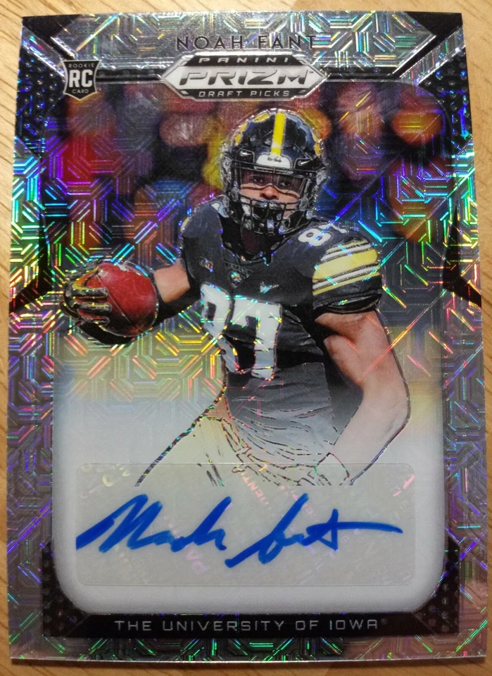 2019 Noah Fant Prizm Mojo Rookie Auto "22/49" Seahawks  - Image 1 of 2