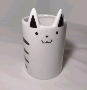 Fioriera per gatti in ceramica portamatite contenitore decorazione scrivania - Foto 1 di 7
