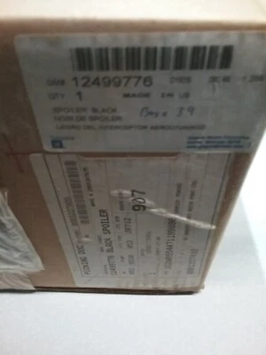 OEM GM 2005-2008 Pontiac Grand Prix Rear Flush Mount Spoiler Black 12499776 - Image 1 of 4