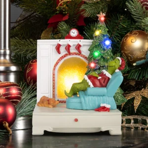 The Grinch 9.45-in Musical Animatronic Decoration Battery-Operated Decor - NEW! - Picture 1 of 4