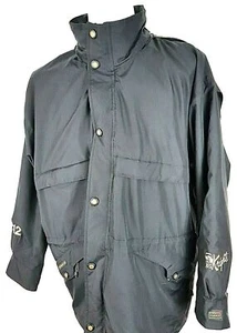 STORMTECH Mens Black COAT ANORAK JACKET WINDBREAKER Hooded Snowboard - L - £149 - Picture 1 of 12